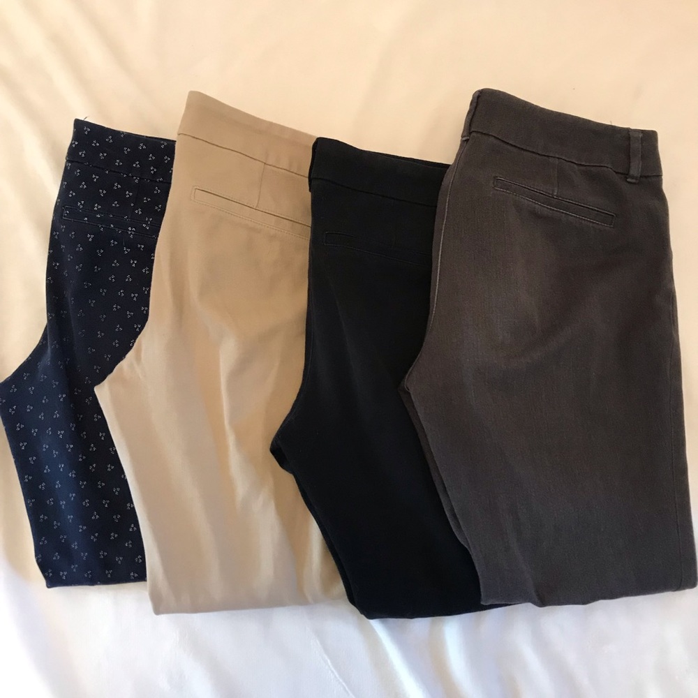 4 pairs Old Navy ankle slacks